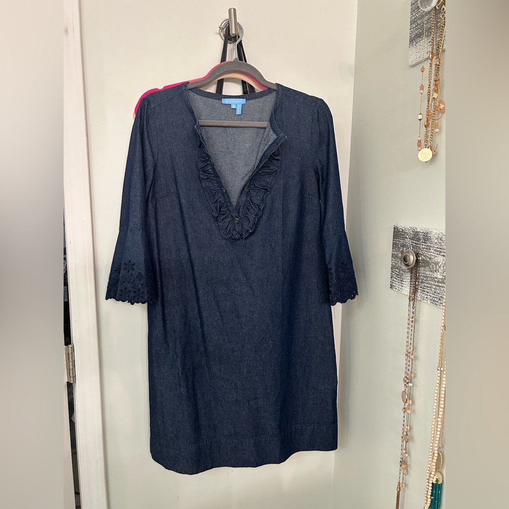 Draper James Denim Blue Dress